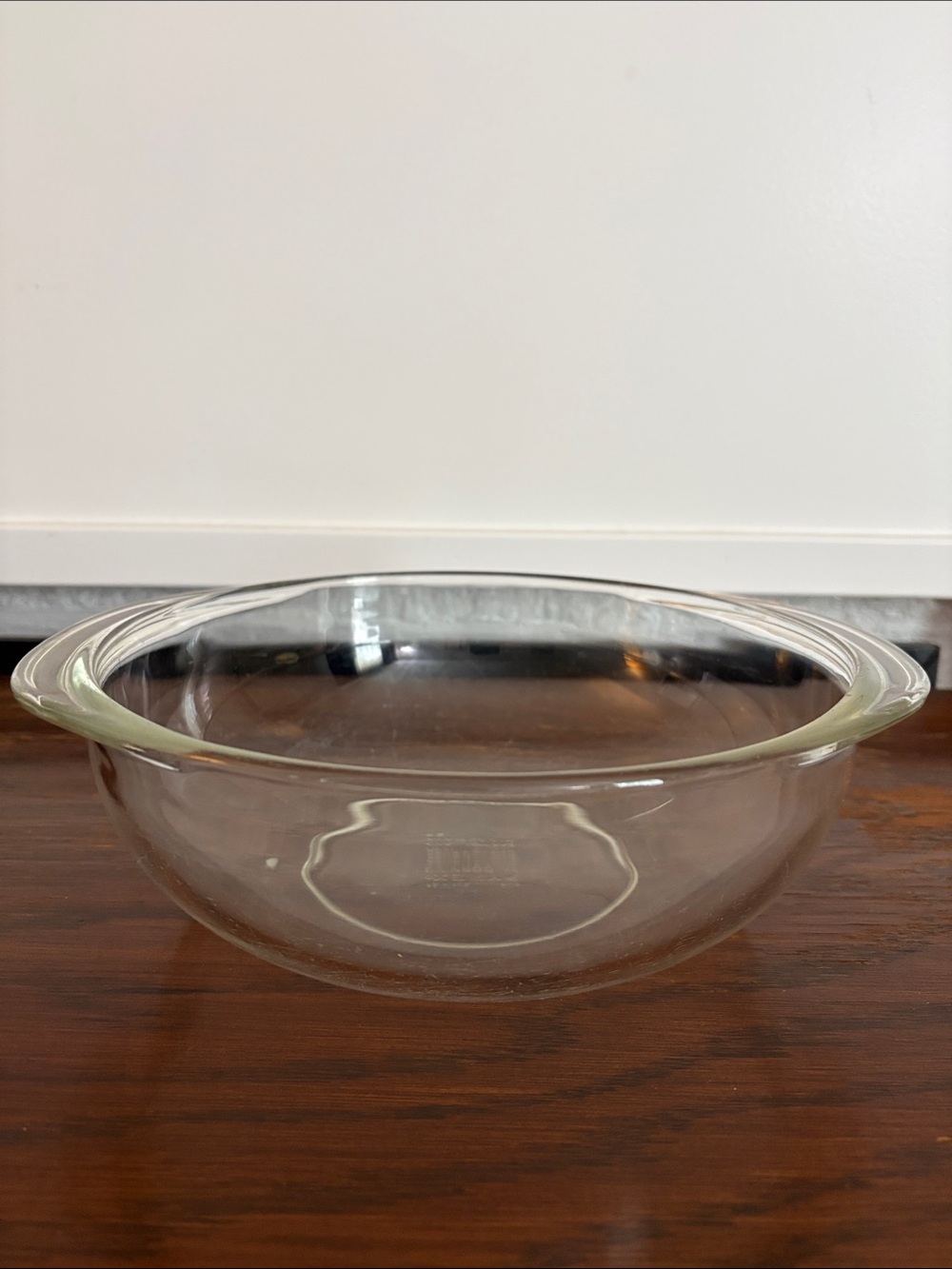 PYREX #024 2-Quart Round Casserole Dish Clear Glass Bowl